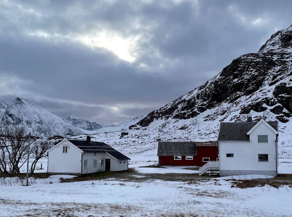 Grandmothers Cosy Farmhouse Fredvang Bagian luar foto